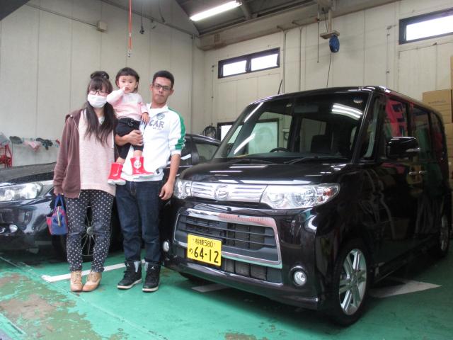 ダイハツ　タントカスタムＲＳ（本社ショールーム）